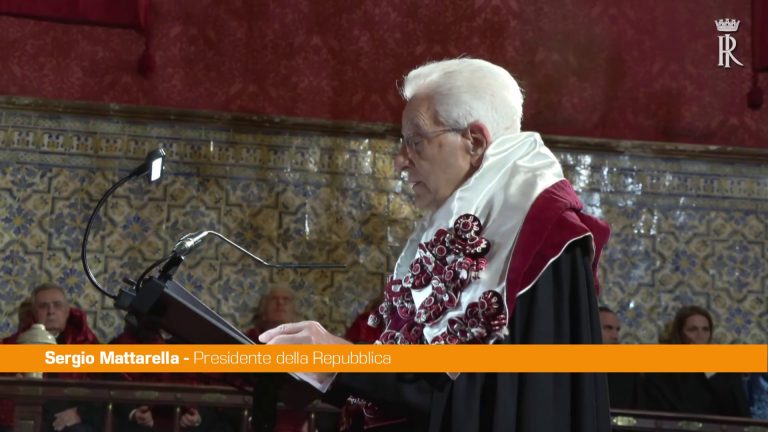 Mattarella “I valori europei non ammettono compromessi morali”