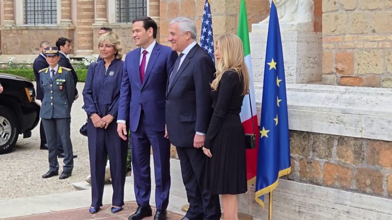 Tajani incontra Rubio a Villa Madama, le immagini