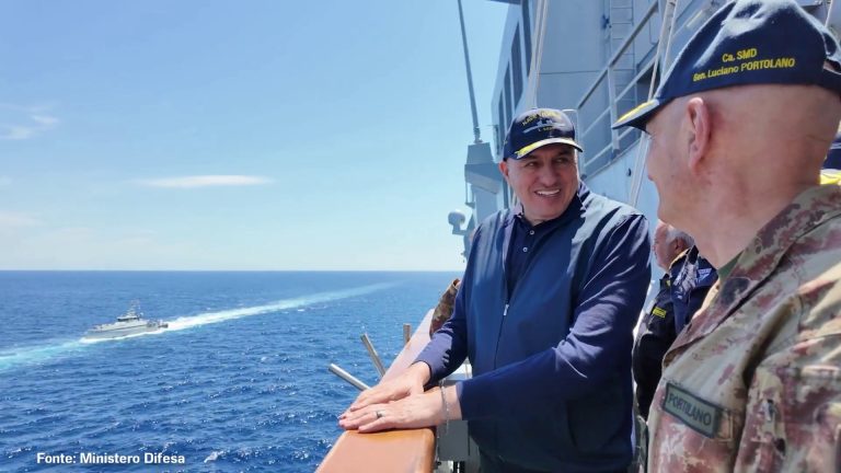 Il ministro della Difesa Crosetto in Sardegna per Joint Stars 2025