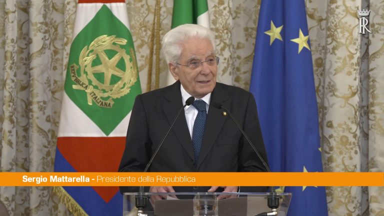 Mattarella “Si affacciano fantasmi di un passato di conflitti”