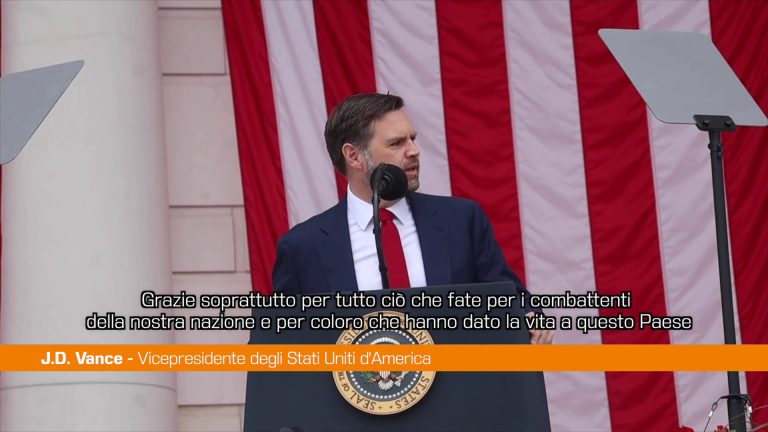 Memorial Day, Vance “Onore a coloro che hanno dato la vita al Paese”