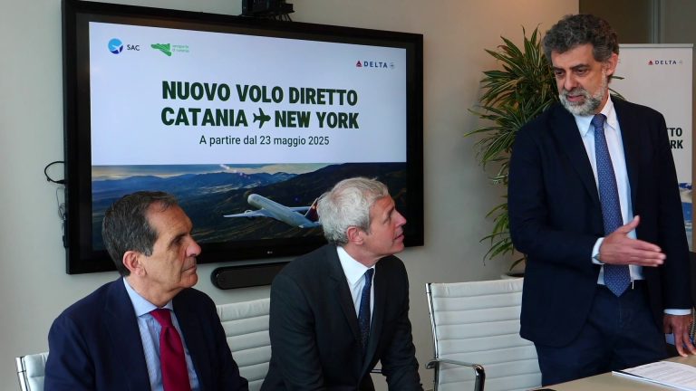 Conto alla rovescia per il volo Catania-New York di Delta