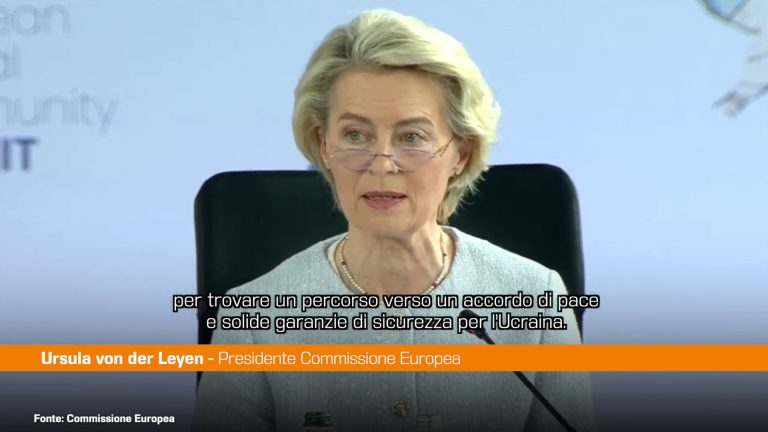 Ucraina, Von der Leyen “Le sanzioni alla Russia stanno mordendo”
