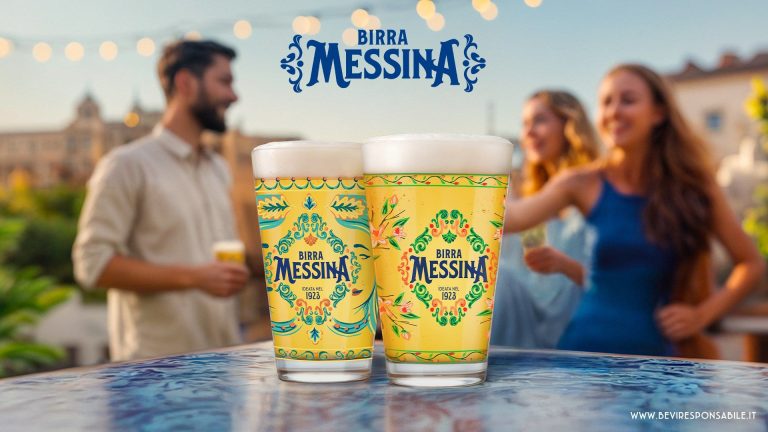 Birra Messina omaggia la Sicilia con i nuovi bicchieri da collezione