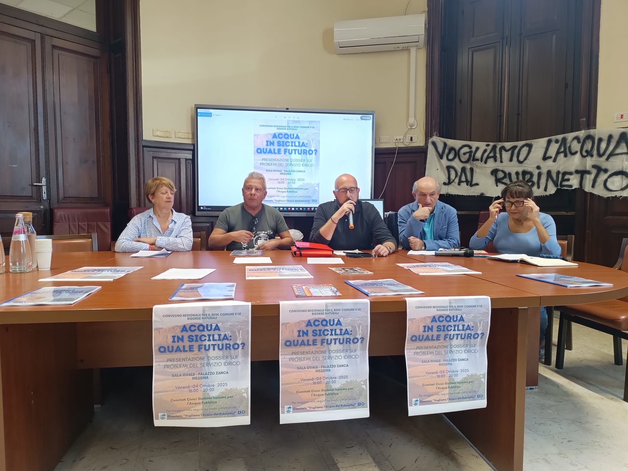 Vogliamo l’acqua dal rubinetto compie un anno e unisce la sua voce a quella dei comitati siciliani