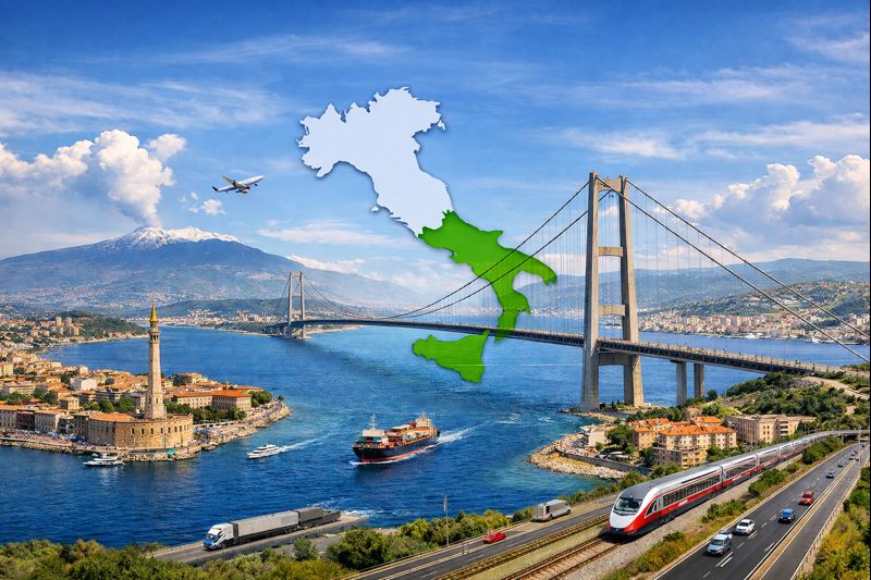 Il Ponte funzionale alla macroregione Sud