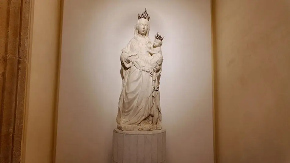 Palermo, restaurata la ‘Virgo Lactans’: la statua torna al Chiostro di San Domenico / Video