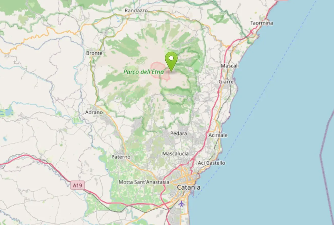 Terremoto nel Catanese, scossa di magnitudo 3.8 alle pendici dell’Etna